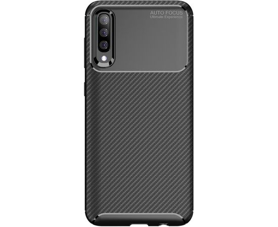 Придбати Чехол-накладка TOTO TPU Carbon Fiber 1,5mm Case Samsung Galaxy A30s/A50/A50s Black, image , зображення 5, характеристики, відгуки