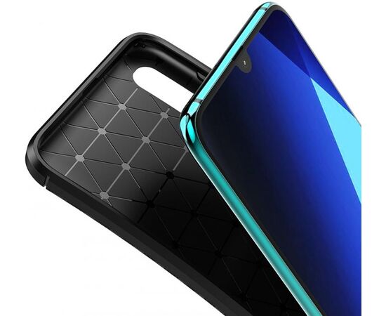 Придбати Чехол-накладка TOTO TPU Carbon Fiber 1,5mm Case Samsung Galaxy A30s/A50/A50s Black, image , зображення 8, характеристики, відгуки