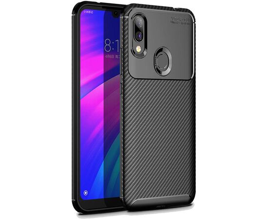 Купить Чехол-накладка TOTO TPU Carbon Fiber 1,5mm Case Xiaomi Redmi 7 Black, фото , изображение 2, характеристики, отзывы