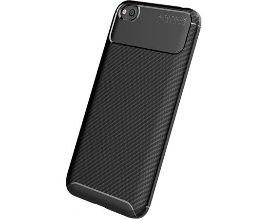 Придбати Чехол-накладка TOTO TPU Carbon Fiber 1,5mm Case Xiaomi Redmi Go Black, image , характеристики, відгуки