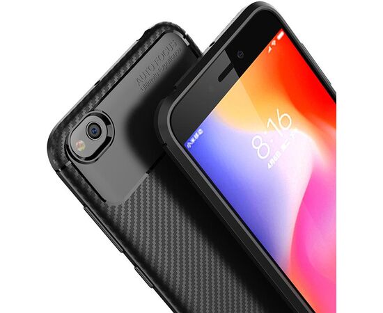 Придбати Чехол-накладка TOTO TPU Carbon Fiber 1,5mm Case Xiaomi Redmi Go Black, image , зображення 6, характеристики, відгуки