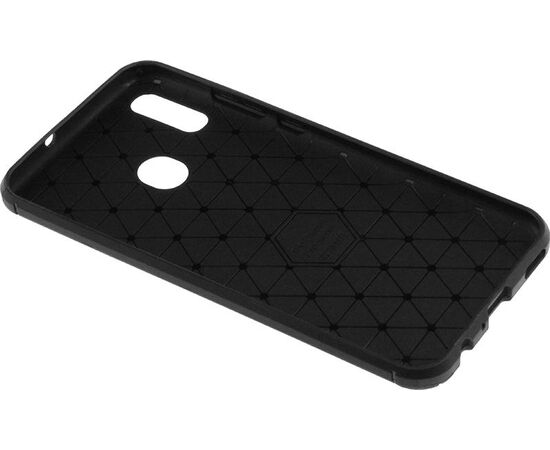 Придбати Чехол-накладка TOTO TPU Carbon Fiber 1,5mm Case Huawei P Smart 2019 Black, image , зображення 5, характеристики, відгуки