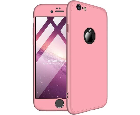 Придбати Чехол-накладка GKK 3 in 1 Hard PC Case Apple iPhone 6/6s Rose Gold, image , характеристики, відгуки