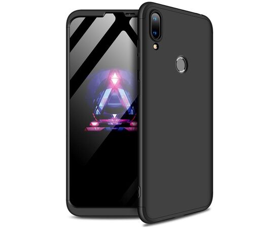 Придбати Чехол-накладка GKK 3 in 1 Hard PC Case Huawei Y7 2019 Black, image , характеристики, відгуки