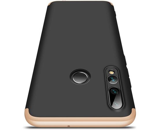 Купить Чехол-накладка GKK 3 in 1 Hard PC Case Huawei P Smart+ 2019 Gold/Black, фото , изображение 2, характеристики, отзывы