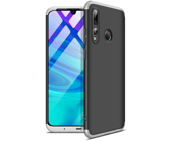 Придбати Чехол-накладка GKK 3 in 1 Hard PC Case Huawei P Smart+ 2019 Silver/Black, image , характеристики, відгуки