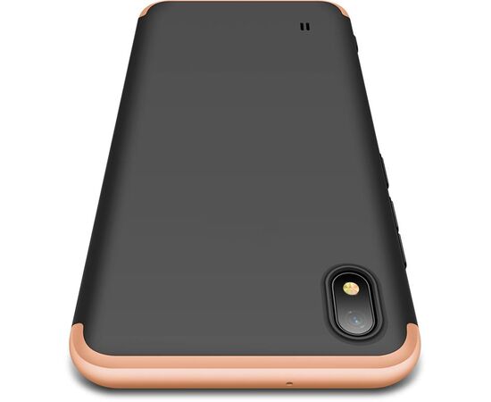 Придбати Чехол-накладка GKK 3 in 1 Hard PC Case Samsung Galaxy A10 Gold/Black, image , зображення 2, характеристики, відгуки