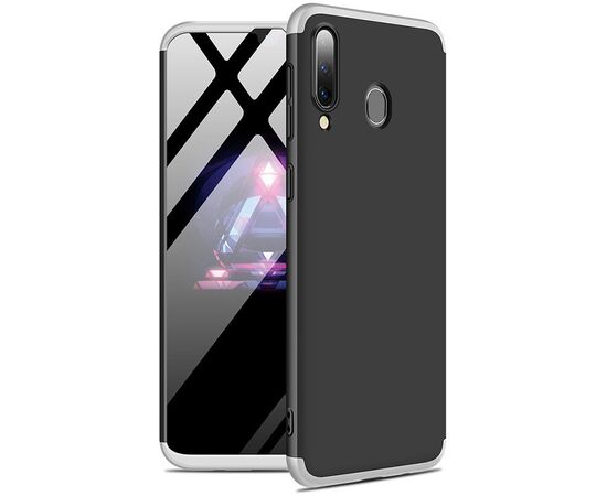 Придбати Чехол-накладка GKK 3 in 1 Hard PC Case Samsung Galaxy A20/A30 Silver/Black, image , характеристики, відгуки