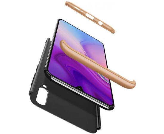 Придбати Чехол-накладка GKK 3 in 1 Hard PC Case Samsung Galaxy A50 Gold/Black, image , зображення 2, характеристики, відгуки