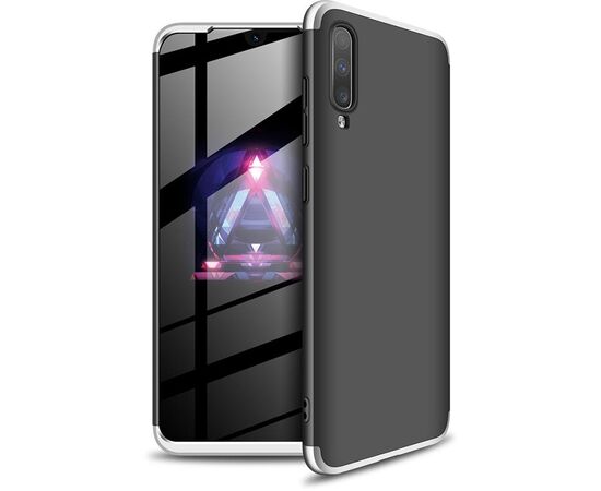 Купить Чехол-накладка GKK 3 in 1 Hard PC Case Samsung Galaxy A70 Silver/Black, фото , характеристики, отзывы