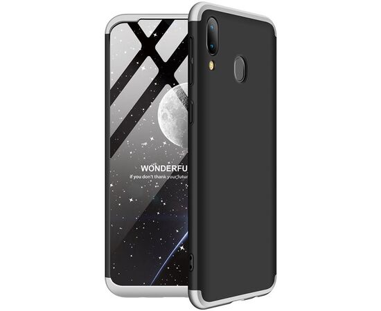 Придбати Чехол-накладка GKK 3 in 1 Hard PC Case Samsung Galaxy M20 Silver/Black, image , характеристики, відгуки