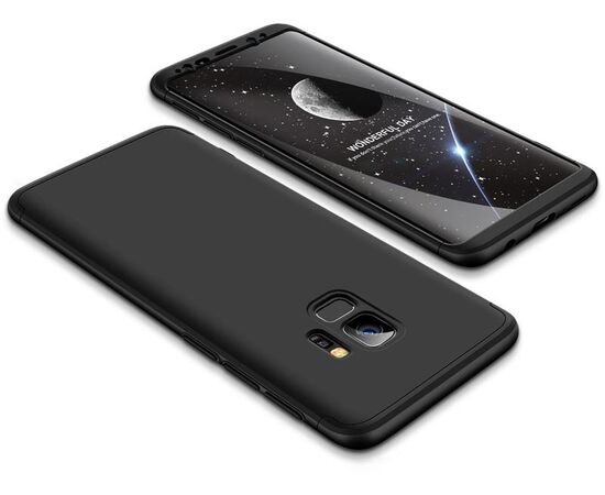 Придбати Чехол-накладка GKK 3 in 1 Hard PC Case Samsung Galaxy S9 Black, image , характеристики, відгуки