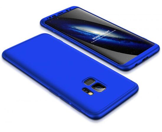 Придбати Чехол-накладка GKK 3 in 1 Hard PC Case Samsung Galaxy S9 Blue, image , характеристики, відгуки