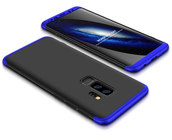 Придбати Чехол-накладка GKK 3 in 1 Hard PC Case Samsung Galaxy S9+ Blue/Black, image , характеристики, відгуки