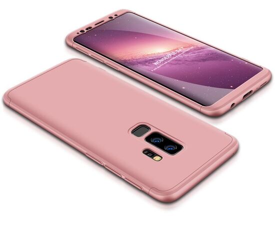 Придбати Чехол-накладка GKK 3 in 1 Hard PC Case Samsung Galaxy S9+ Rose Gold, image , характеристики, відгуки