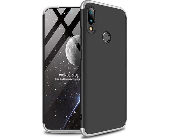 Придбати Чехол-накладка GKK 3 in 1 Hard PC Case Xiaomi Redmi Note 7 Silver/Black, image , характеристики, відгуки