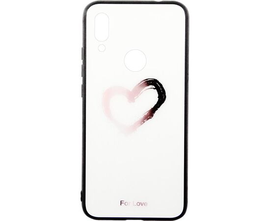 Купить Чехол-накладка TOTO Glass Fashionable Case Xiaomi Redmi 7 Heart on White, фото , характеристики, отзывы