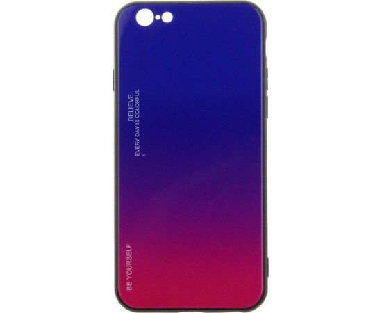 Придбати Чехол-накладка TOTO Gradient Glass Case Apple iPhone 6/6S Lilac, image , характеристики, відгуки