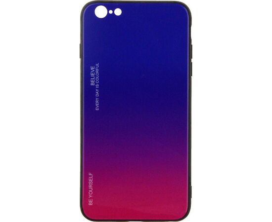 Придбати Чехол-накладка TOTO Gradient Glass Case Apple iPhone 6 Plus/6S Plus Lilac, image , характеристики, відгуки