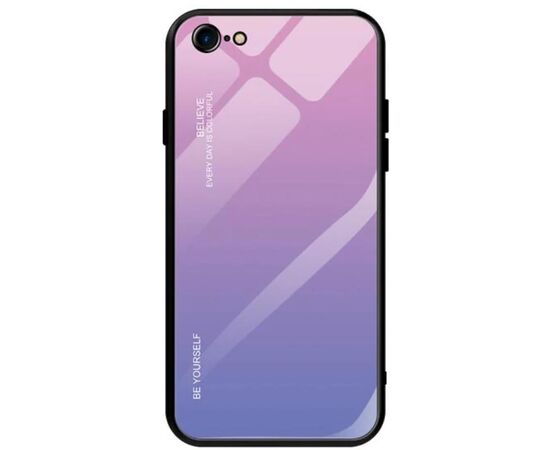 Придбати Чехол-накладка TOTO Gradient Glass Case Apple iPhone 6 Plus/6S Plus Lilac, image , зображення 2, характеристики, відгуки