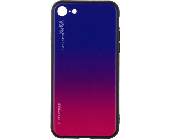 Придбати Чехол-накладка TOTO Gradient Glass Case Apple iPhone 7/8/SE 2020 Lilac, image , характеристики, відгуки