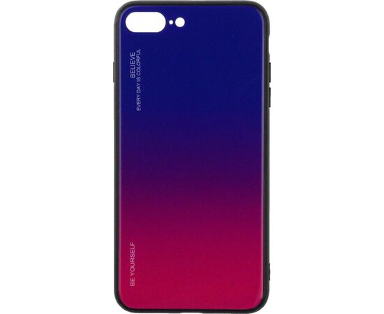 Придбати Чехол-накладка TOTO Gradient Glass Case Apple iPhone 7 Plus/8 Plus Lilac, image , характеристики, відгуки