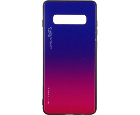 Придбати Чехол-накладка TOTO Gradient Glass Case Samsung Galaxy S10+ Lilac, image , характеристики, відгуки