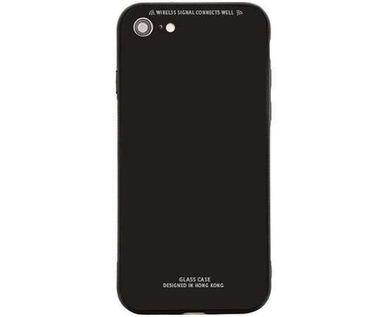 Придбати Чехол-накладка TOTO Gradient Glass Case Apple iPhone 7/8/SE 2020 Black, image , зображення 2, характеристики, відгуки