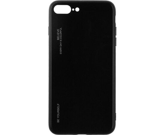 Купить Чехол-накладка TOTO Gradient Glass Case Apple iPhone 7 Plus/8 Plus Black, фото , характеристики, отзывы