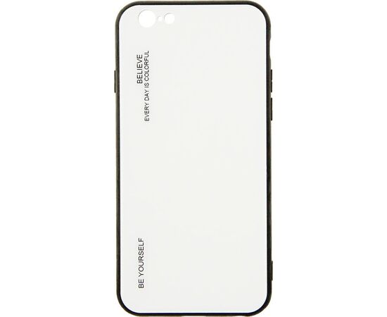 Придбати Чехол-накладка TOTO Gradient Glass Case Apple iPhone 6/6S White, image , характеристики, відгуки