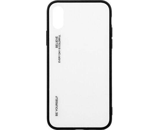 Придбати Чехол-накладка TOTO Gradient Glass Case Apple iPhone X White, image , характеристики, відгуки