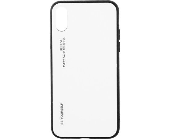 Придбати Чехол-накладка TOTO Gradient Glass Case Apple iPhone X/XS White, image , характеристики, відгуки