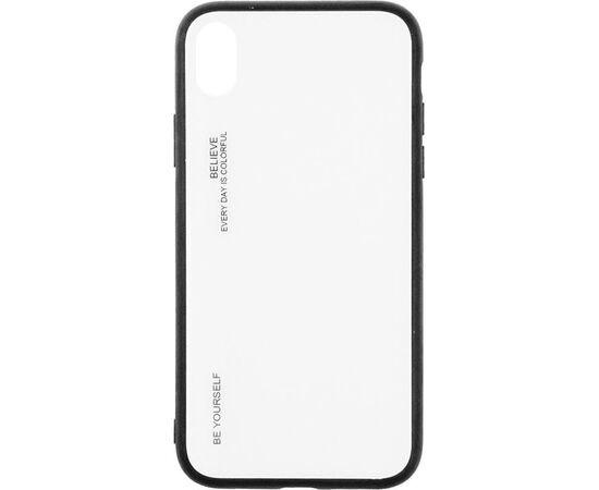 Придбати Чехол-накладка TOTO Gradient Glass Case Apple iPhone XR White, image , характеристики, відгуки