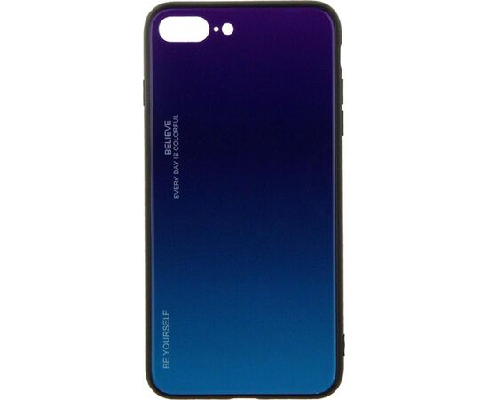 Придбати Чехол-накладка TOTO Gradient Glass Case Apple iPhone 7 Plus/8 Plus Purple, image , характеристики, відгуки