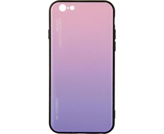 Купить Чехол-накладка TOTO Gradient Glass Case Apple iPhone 6/6S Pink, фото , характеристики, отзывы