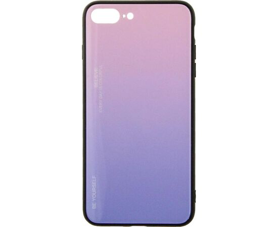 Придбати Чехол-накладка TOTO Gradient Glass Case Apple iPhone 7 Plus/8 Plus Pink, image , характеристики, відгуки