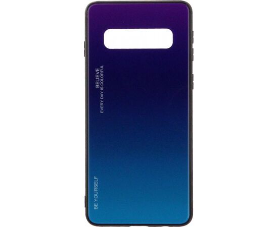 Придбати Чехол-накладка TOTO Gradient Glass Case Samsung Galaxy S10 Purple, image , характеристики, відгуки