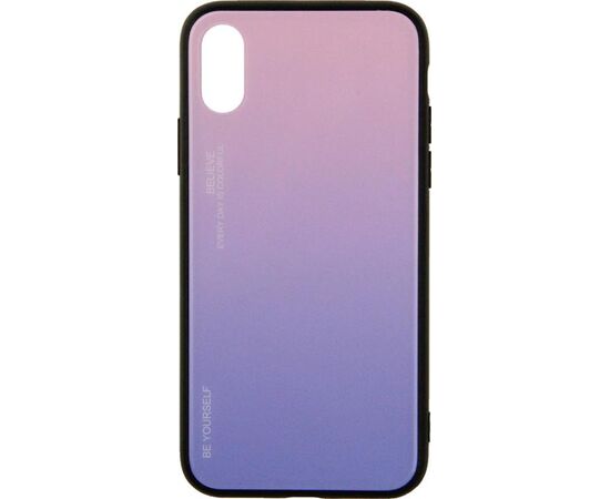 Придбати Чехол-накладка TOTO Gradient Glass Case Apple iPhone X/XS Pink, image , характеристики, відгуки