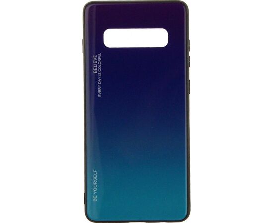 Придбати Чехол-накладка TOTO Gradient Glass Case Samsung Galaxy S10+ Purple, image , характеристики, відгуки