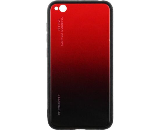 Придбати Чехол-накладка TOTO Gradient Glass Case Xiaomi Redmi Go Red, image , характеристики, відгуки