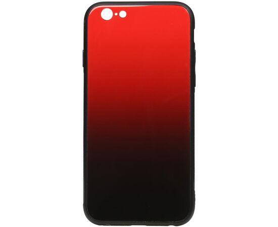 Придбати Чехол-накладка TOTO Gradient Glass Case Apple iPhone 6 Plus/6S Plus Red, image , характеристики, відгуки