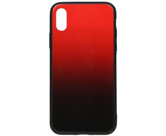 Придбати Чехол-накладка TOTO Gradient Glass Case Apple iPhone X Red, image , характеристики, відгуки