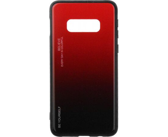 Придбати Чехол-накладка TOTO Gradient Glass Case Samsung Galaxy S10e Red, image , характеристики, відгуки