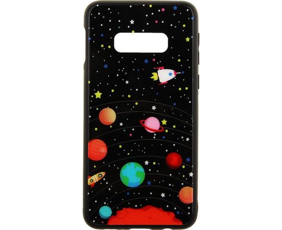 Купить Чехол-накладка TOTO Glass Fashionable Case Samsung Galaxy S10e Star Space, фото , изображение 2, характеристики, отзывы