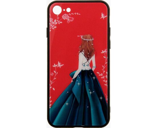 Придбати Чехол-накладка TOTO Glass Fashionable Case Apple iPhone 7/8/SE 2020 Green Dress Girl, image , зображення 2, характеристики, відгуки