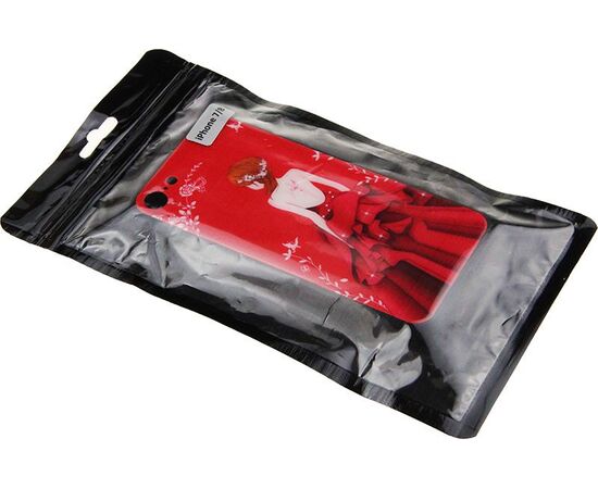 Придбати Чехол-накладка TOTO Glass Fashionable Case Apple iPhone 7/8/SE 2020 Red Dress Girl, image , характеристики, відгуки