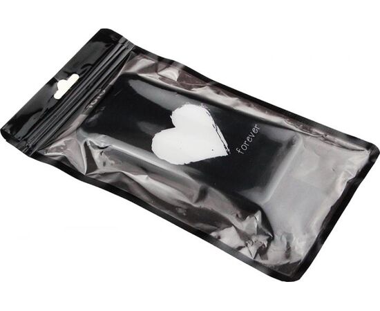 Придбати Чехол-накладка TOTO Glass Fashionable Case Apple iPhone 6/6S White Heart on Black, image , характеристики, відгуки