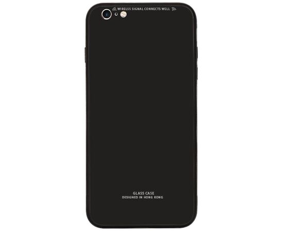 Придбати Чехол-накладка TOTO Pure Glass Case Apple iPhone 6 Plus/6S Plus Black, image , характеристики, відгуки