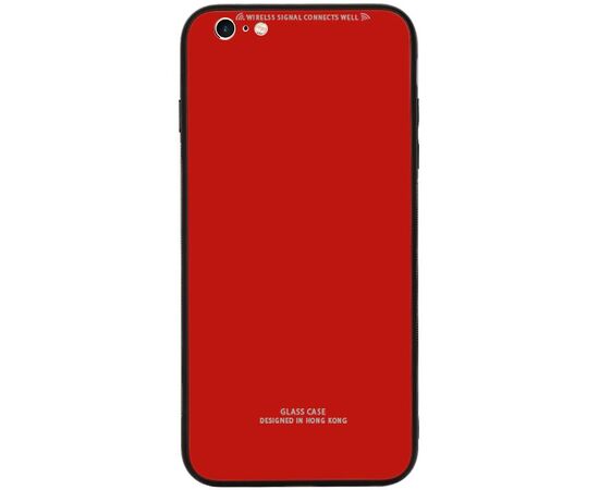 Купить Чехол-накладка TOTO Pure Glass Case Apple iPhone 6 Plus/6S Plus Red, фото , характеристики, отзывы