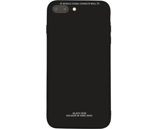 Придбати Чехол-накладка TOTO Pure Glass Case Apple iPhone 7 Plus/8 Plus Black, image , характеристики, відгуки